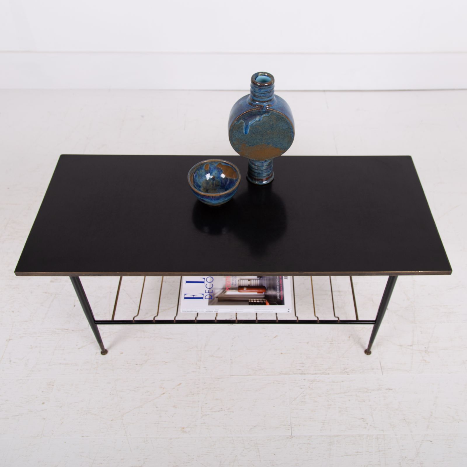 665.0 Mid Century Brass Coffee Table By Jwc Payne For Heals No4 photo