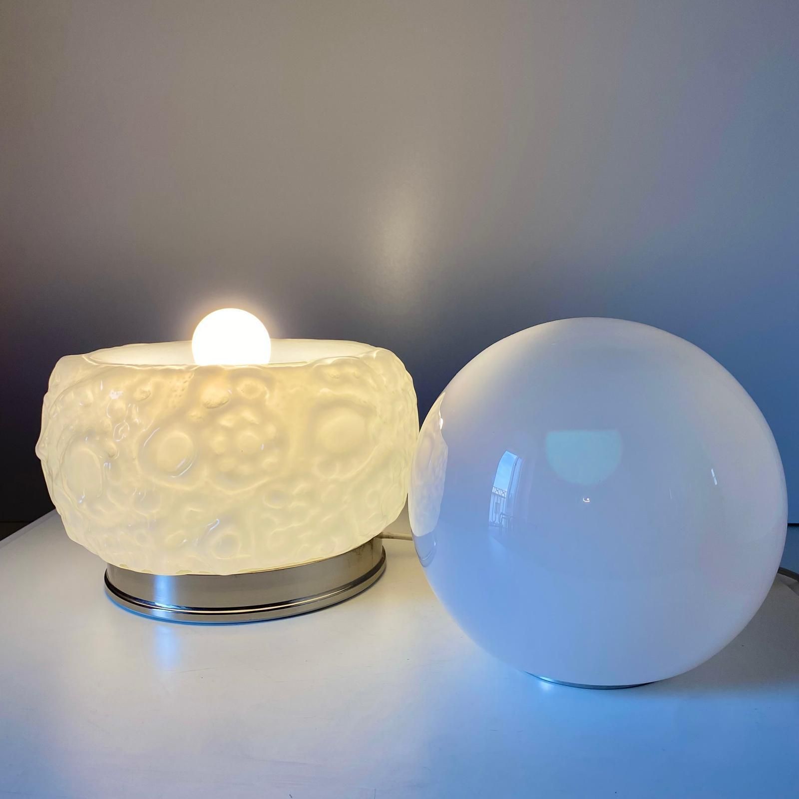 Murano Glass Table Lamp, Carlo Nason For Mazzega, Italy 1970s photo 1250.0