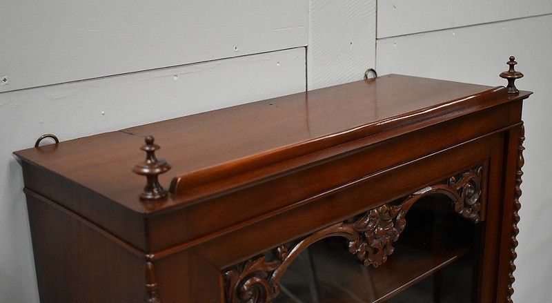 Wall Display Case Mahogany, 19th photo Furniture