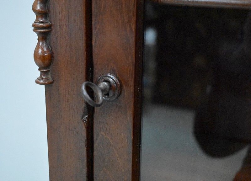 photo furniture Wall Display Case Mahogany, 19th