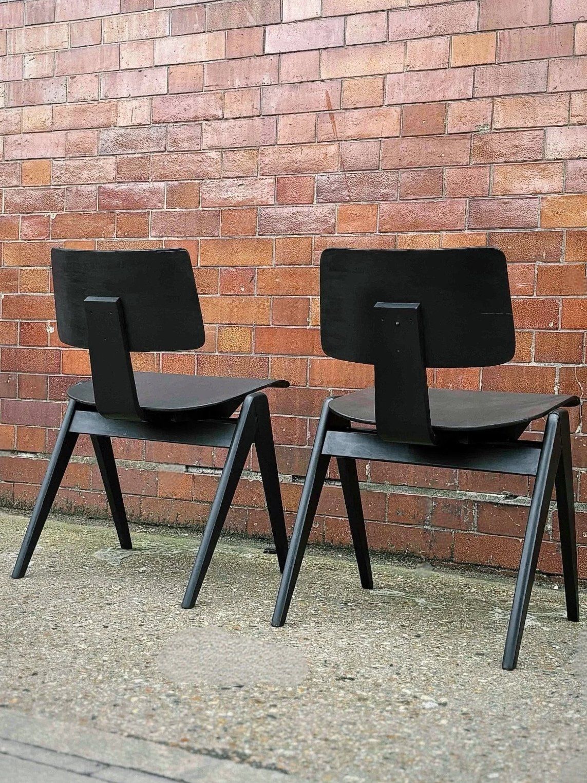 Pair Of Hillestak Chairs By Robin Day For Hille, United Kingdom Circa 1967 photo furniture