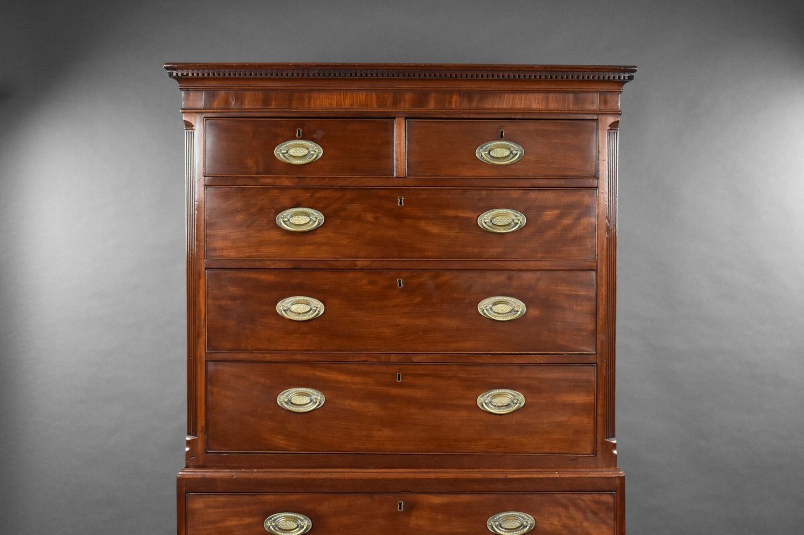 George III Mahogany Chest On Chest photo furniture