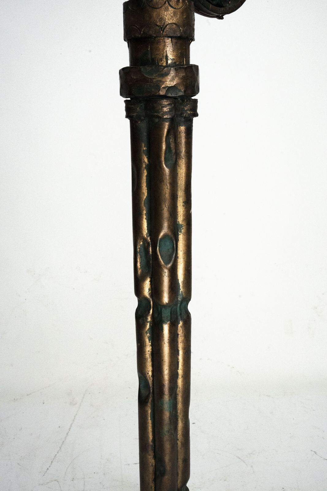 Lighting Rare Italian Brutalist Floor Lamp By Longobard. Italy 1970s photo