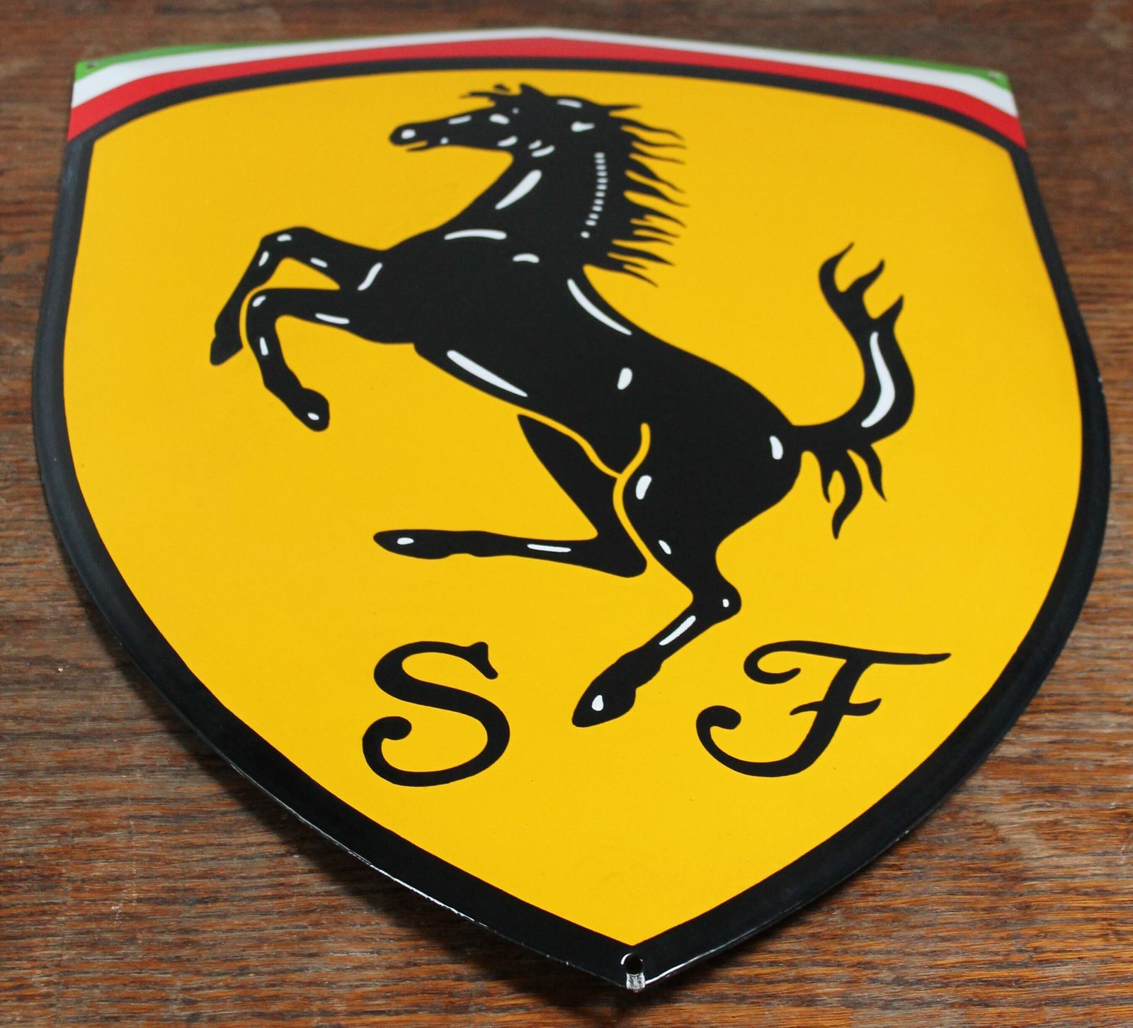 Large Ferrari Dealership Plaque Garage Showroom Auto Sign Cavallino Rampante Scuderia F1 Miglia 1000 Hublot Big Bang Art photo buy