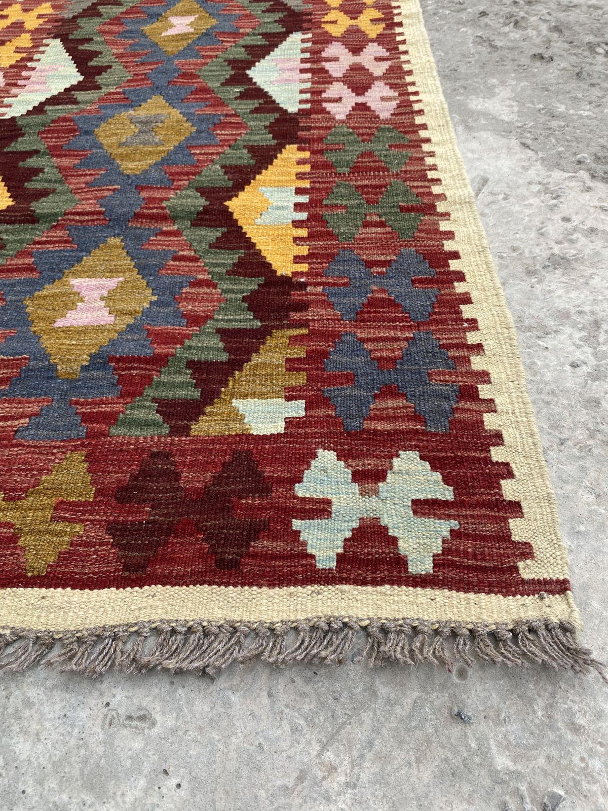 2x10 Multicolor Kilim Handwoven Traditional Hallway Runner Rug photo furniture