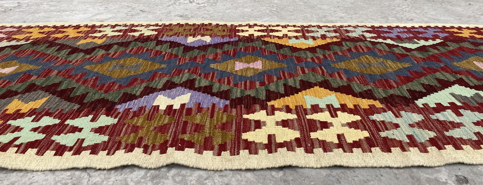 2x10 Multicolor Kilim Handwoven Traditional Hallway Runner Rug photo buy