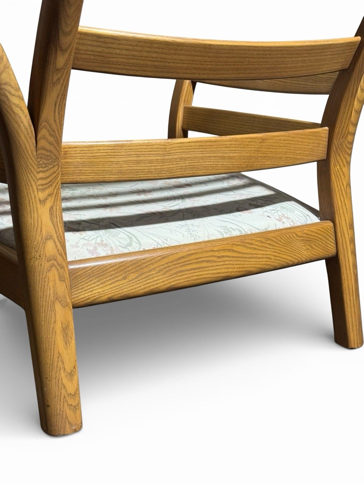 Ercol Golden Dawn Saville Armchair Solid Elm And Beech Beech Mid Century C1970s photo for sale
