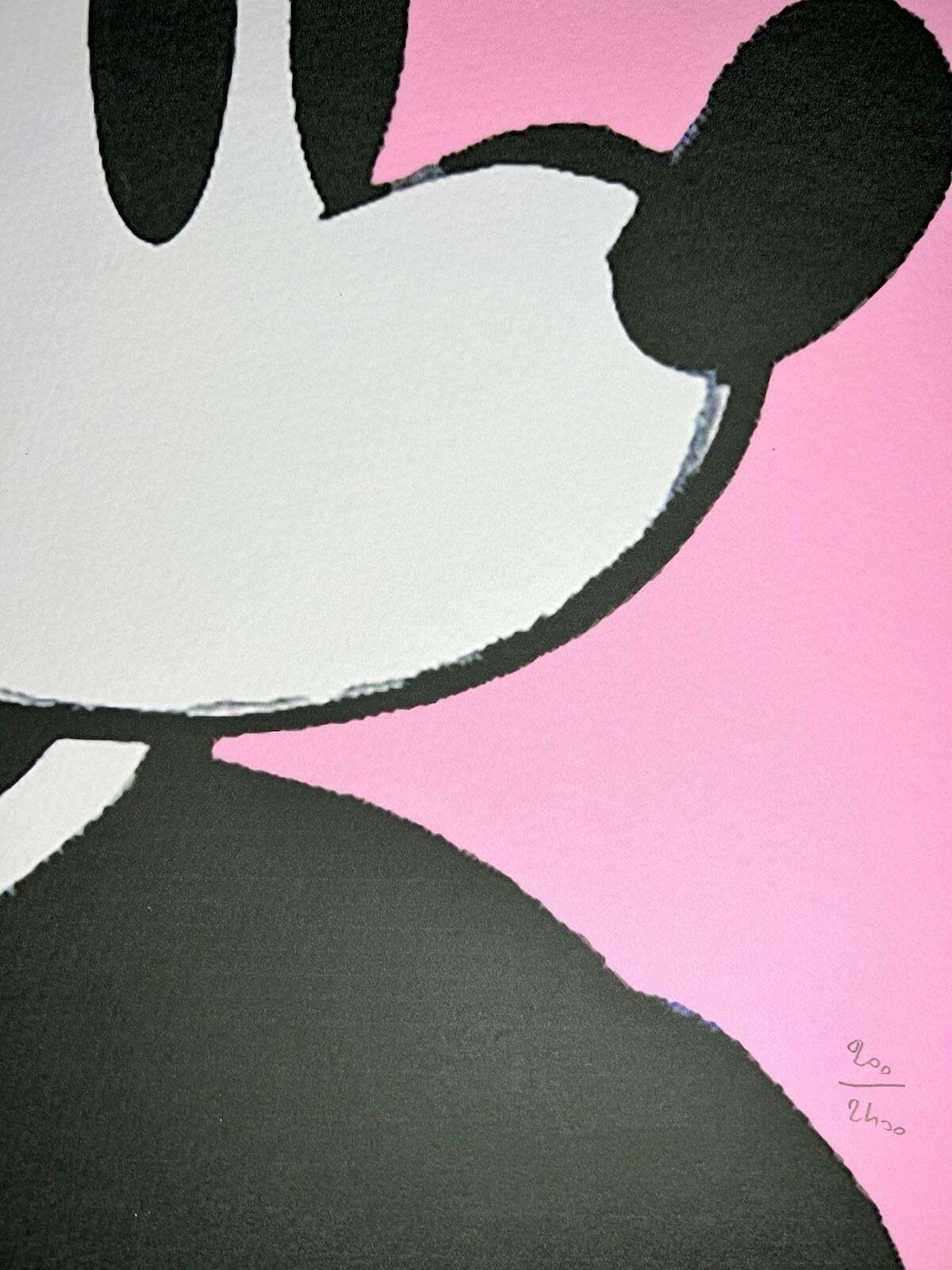 1986 Carnegie Museum Of Art After Andy Warhol "Mickey Mouse" Lithograph photo buy