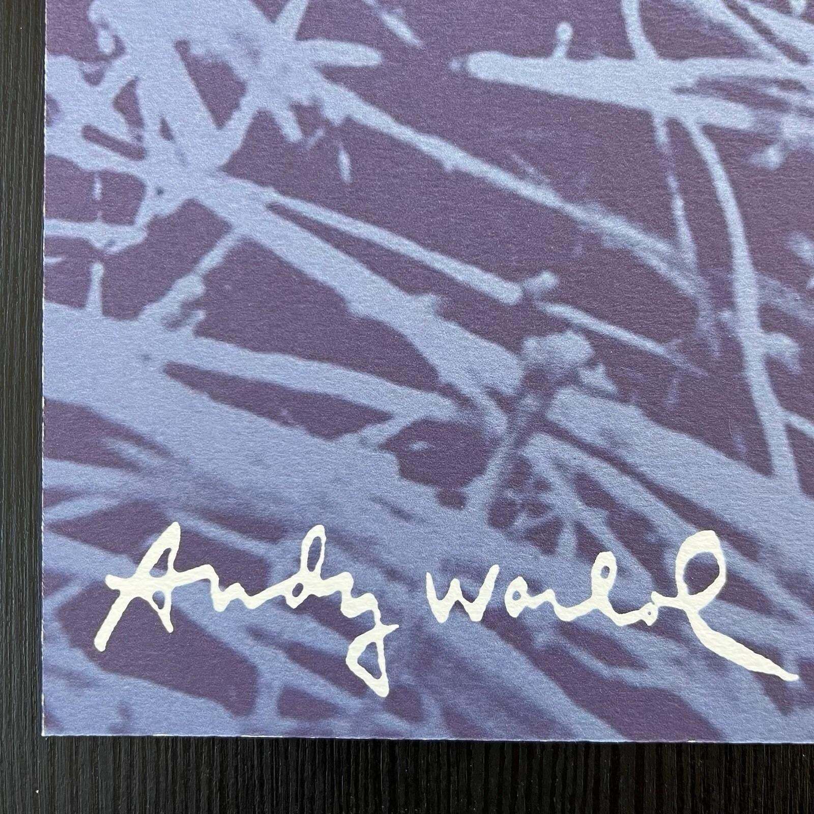 1986 Carnegie Museum Of Art After Andy Warhol "Butterfly" Lithograph photo buy