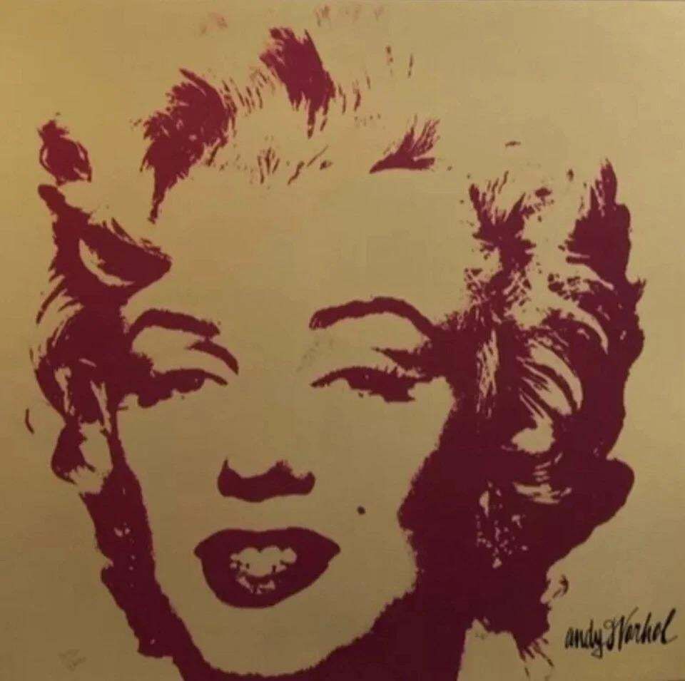 1986 Carnegie Museum Of Art After Andy Warhol "Marilyn Monroe" Lithograph photo furniture