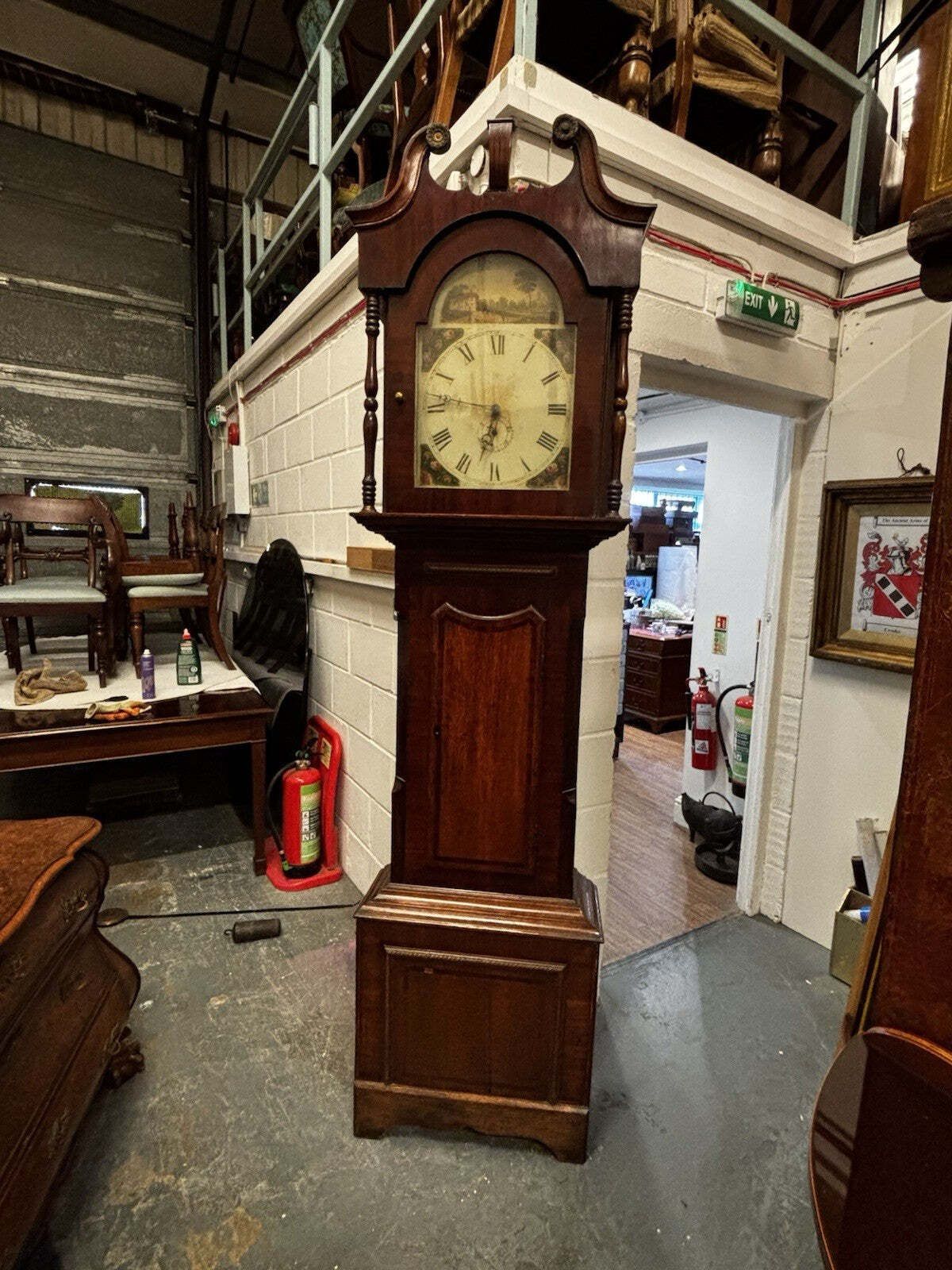 Antique Grandfather/ Longcase Clock photo furniture