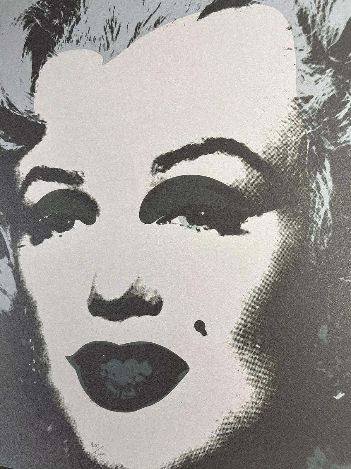 1986 Carnegie Museum Of Art After Andy Warhol "Marilyn Monroe" Lithograph photo Art