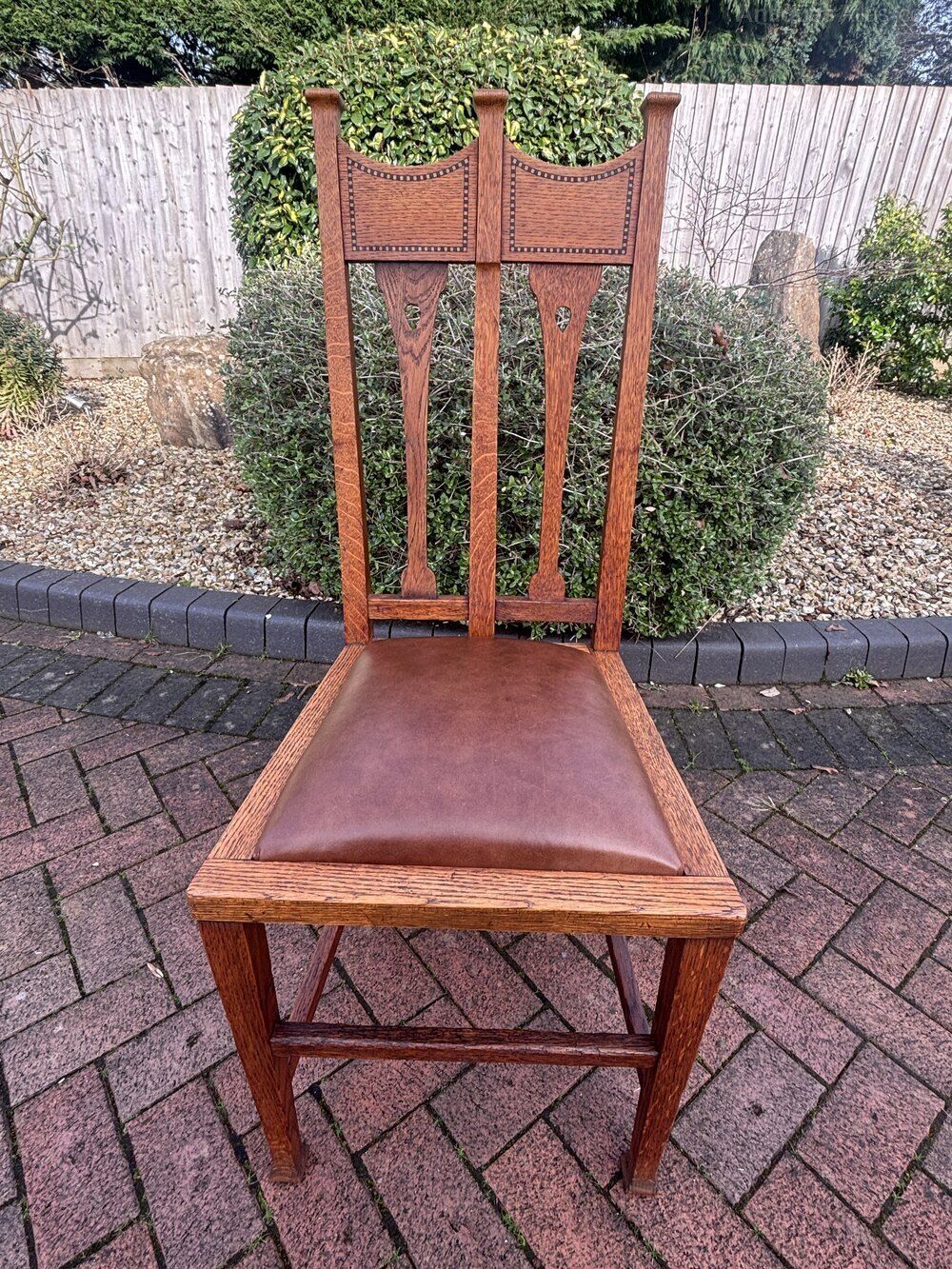 G.M. Ellwood Set Of Six Oak Dining Chairs photo for sale