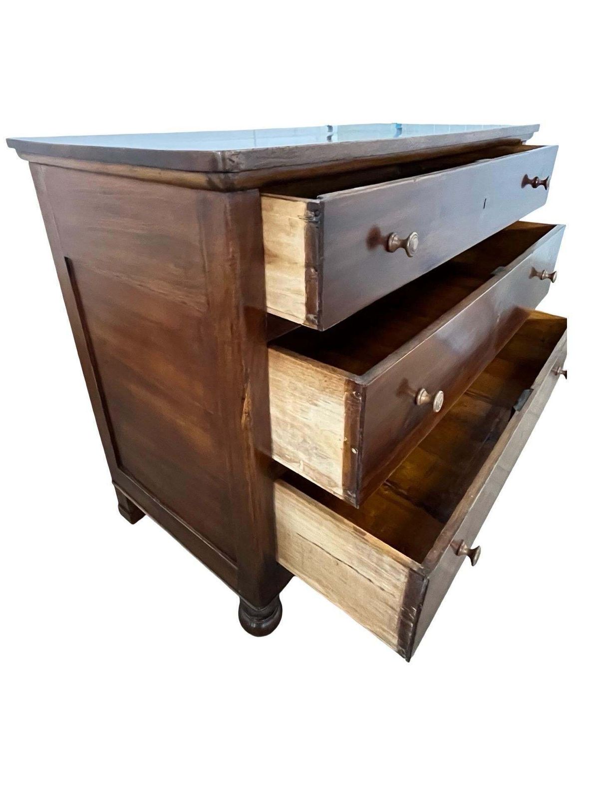 photo buy 19th Century Italian Charles X Walnut Chest Of Drawers / Commode