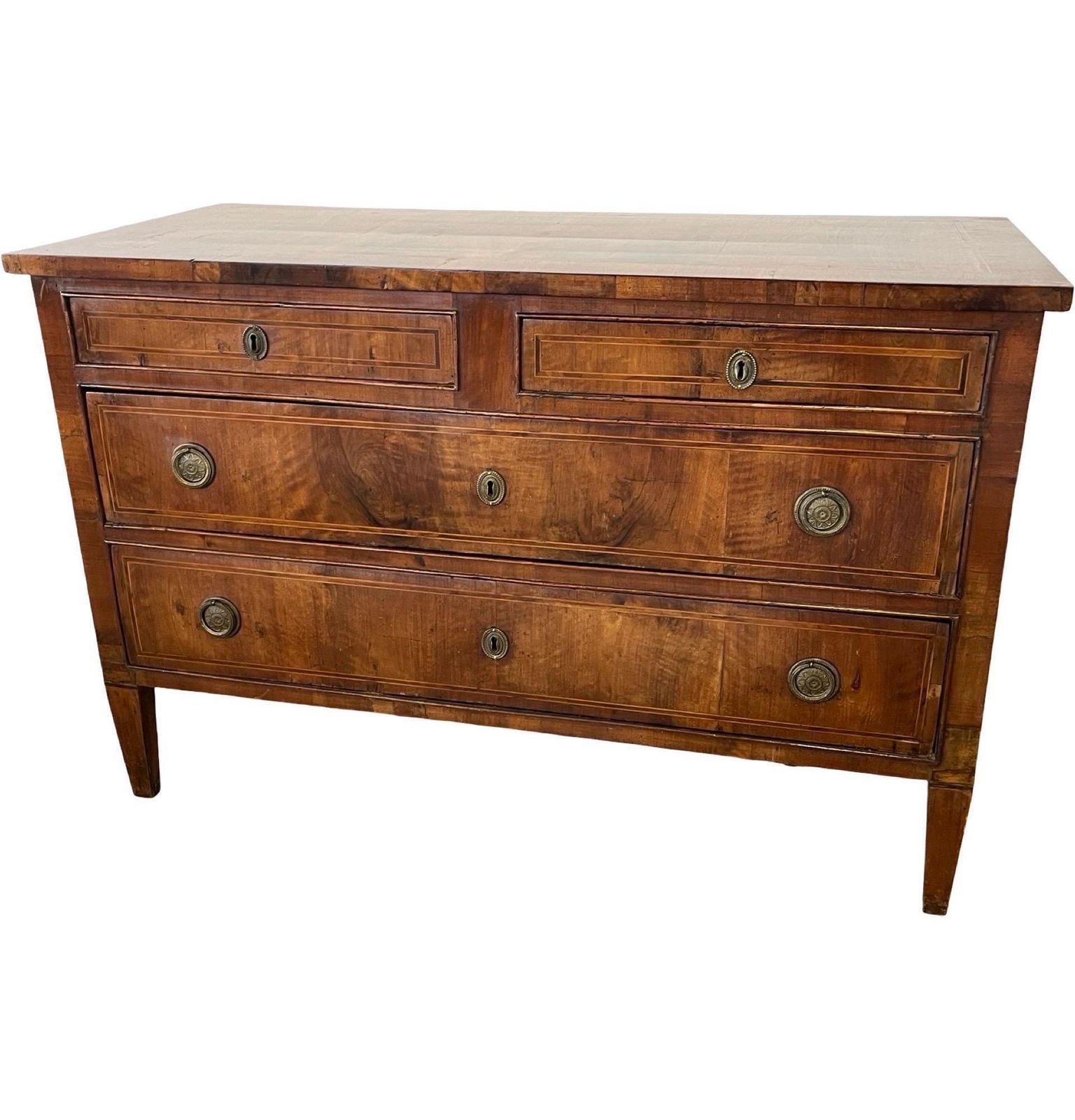 18th Century Italian Neoclassical Commode With Inlay And Veneer photo furniture