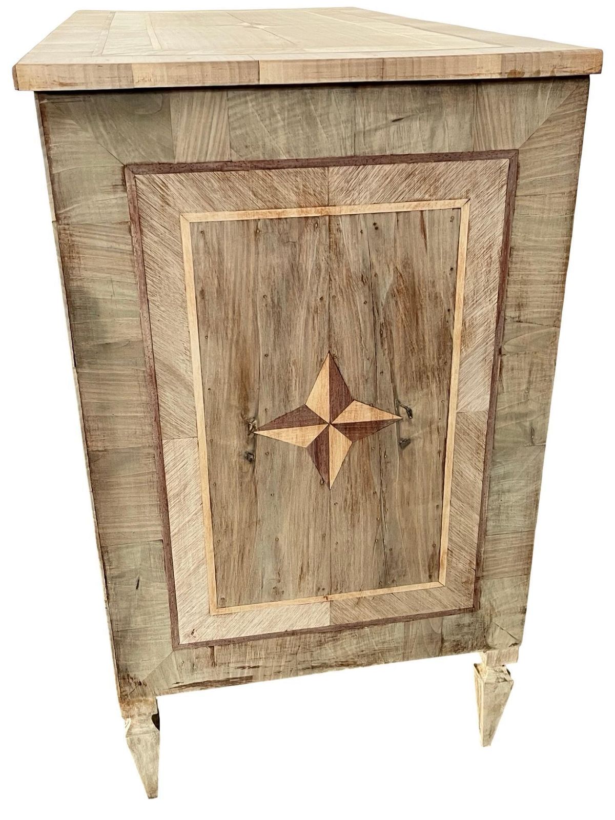 Italian Bleached Walnut Inlaid Neoclassical Chest Of Drawers / Commode photo 3667.0