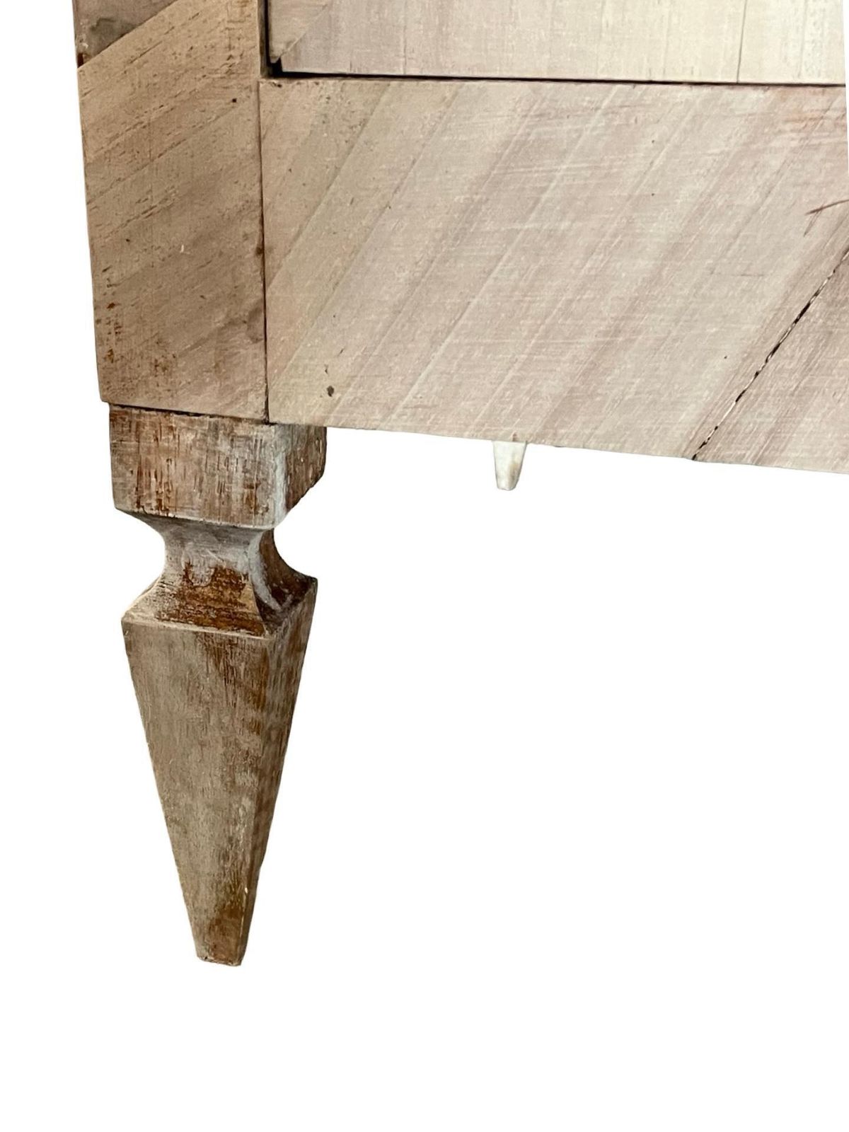 Italian Bleached Walnut Inlaid Neoclassical Chest Of Drawers / Commode photo buy
