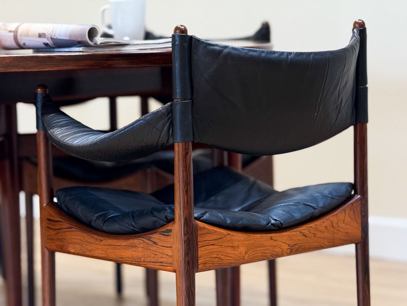 photo furniture A Set Of 8 Dining Chairs (By Kristian Solmer Vedel)