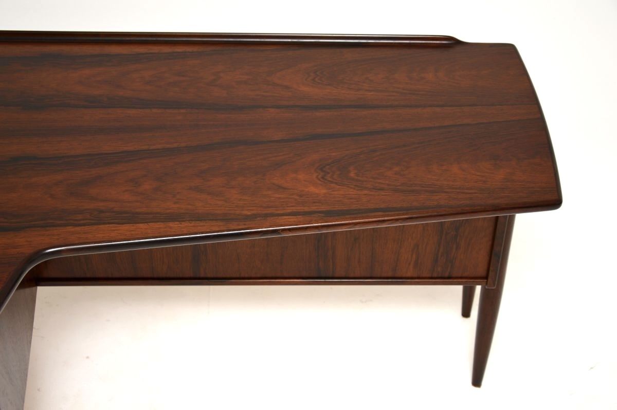 4875.0 Vintage Swedish Rosewood Boomerang Desk By Goran Strand For Lelangs Mobelfabrik photo