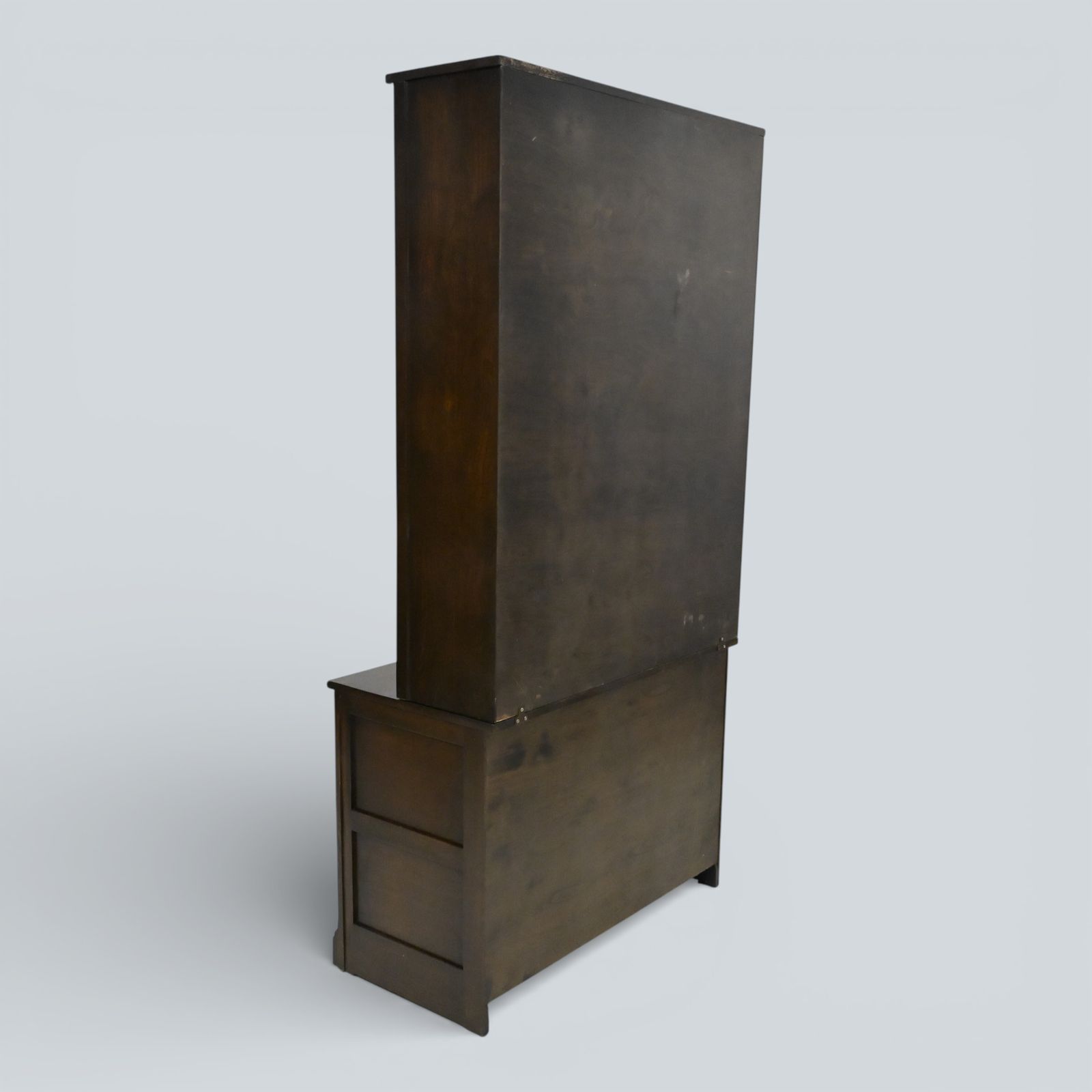 Ercol Mural Wall Unit Display/Drinks Cabinet Dark Finish Free Uk Delivery* photo Furniture