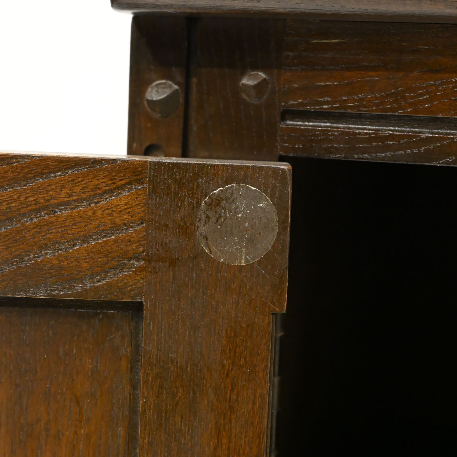 photo buy Ercol Mural Wall Unit Display/Drinks Cabinet Dark Finish Free Uk Delivery*