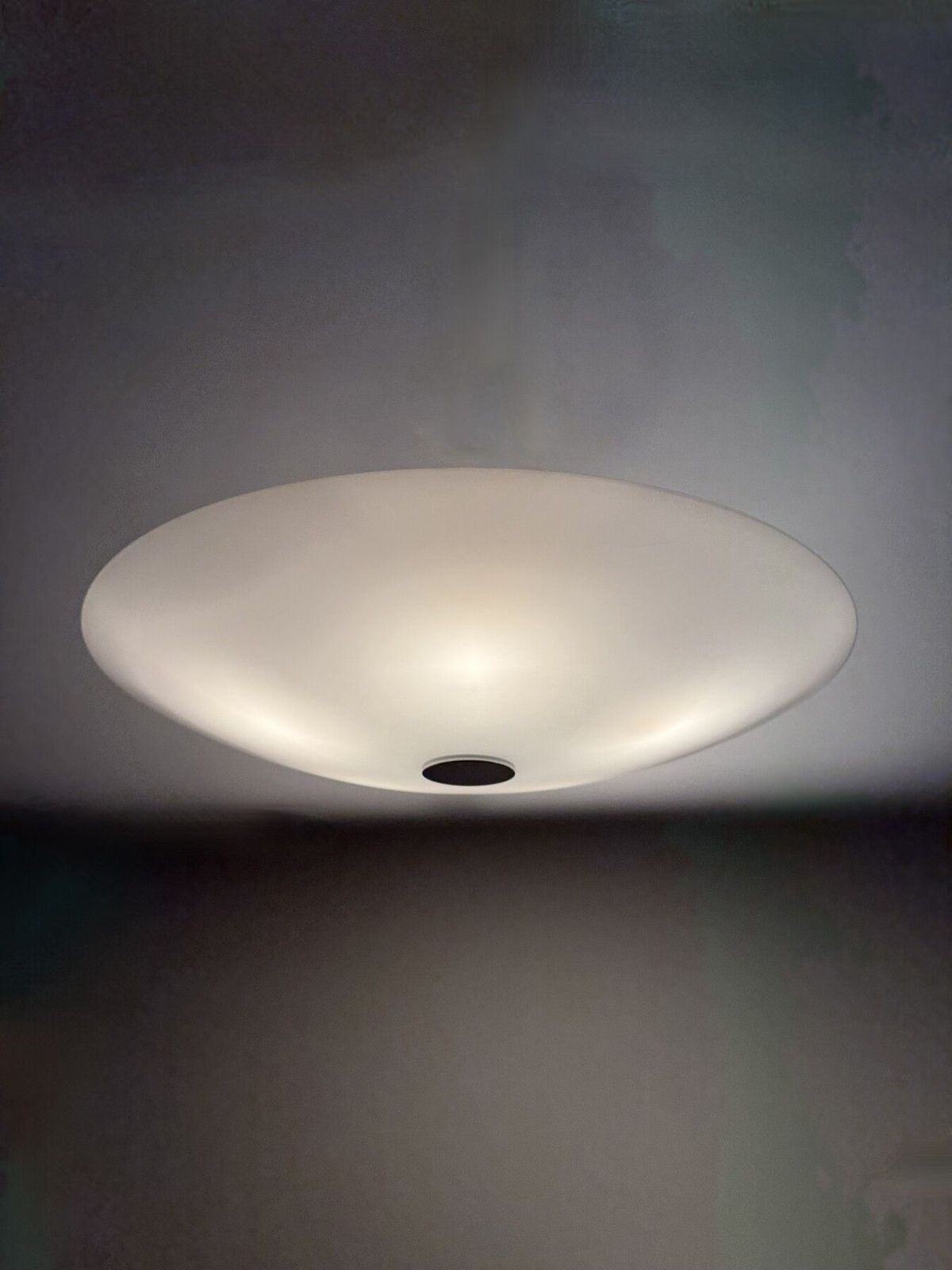 Florian Schulz Plafondlamp Opaalwit Glas En Chroom photo for sale