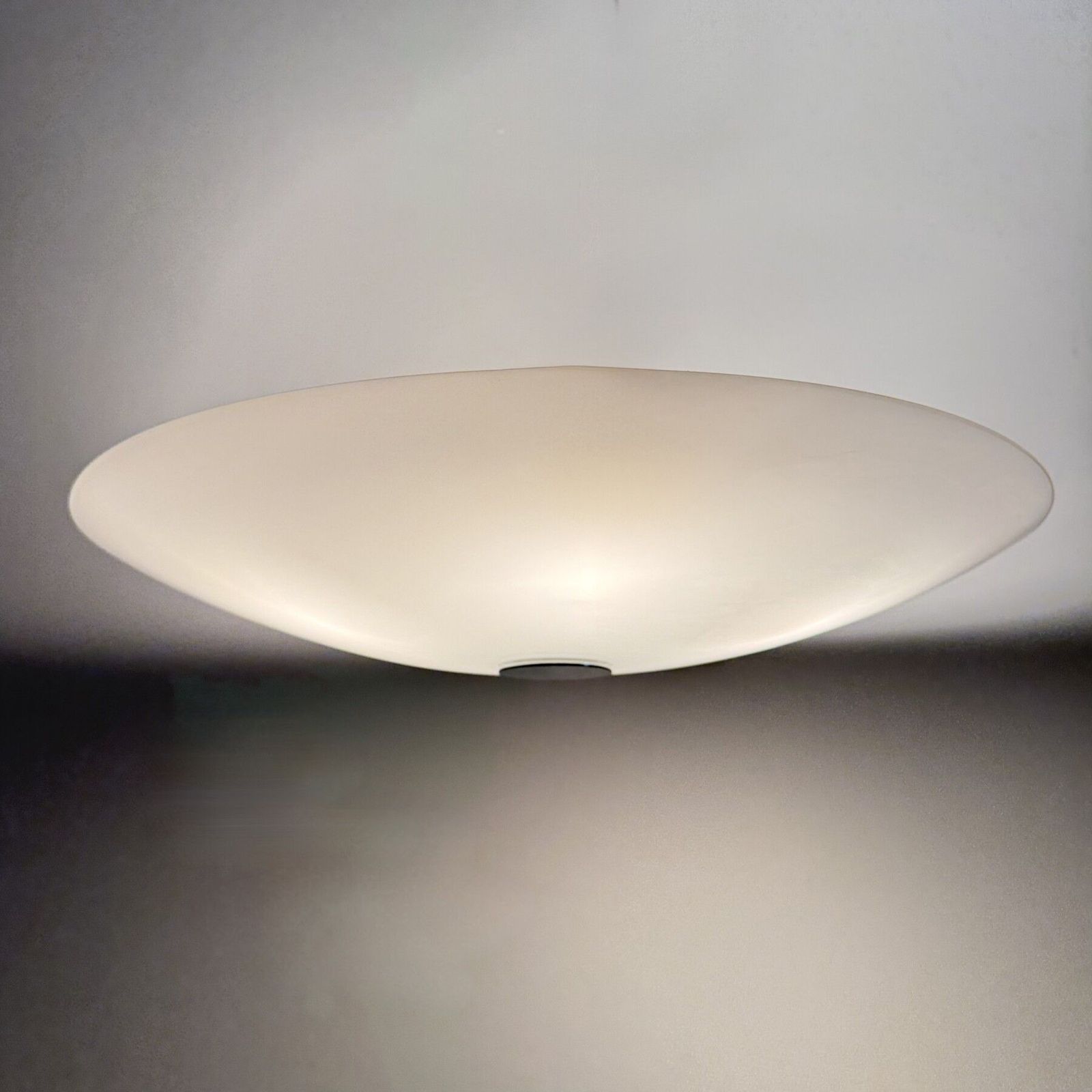 Florian Schulz Plafondlamp Opaalwit Glas En Chroom photo vintage