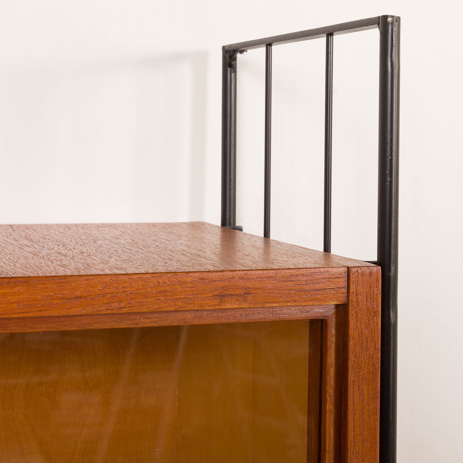 photo buy Italian Mid Century Free Standing Wall Unit With A Display Cabinet, 1960s
