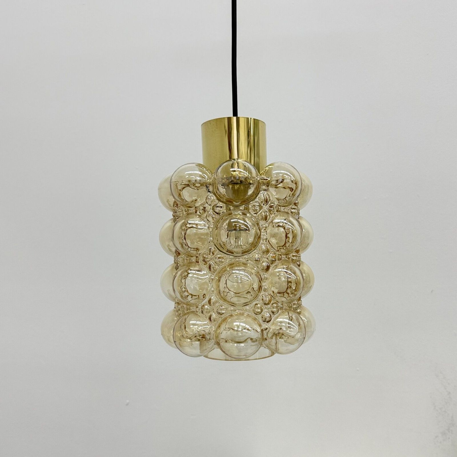 Bubble Glass Pendant By Helena Tynell For Limburg, Germany, 1970s photo vinterior