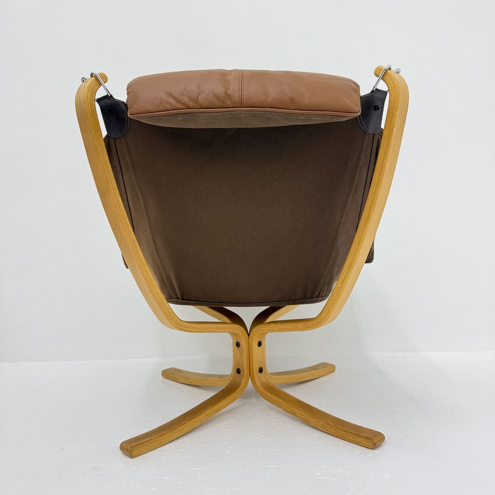 Furniture Falcon Leather Lounge Chair By Sigurd Ressel For Vatne Møbler, 1970s photo