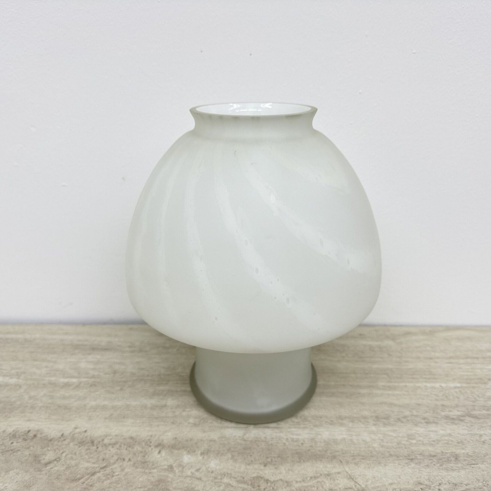 Mid Century Murano Glazen Paddenstoellamp, Jaren 1970 photo vintage