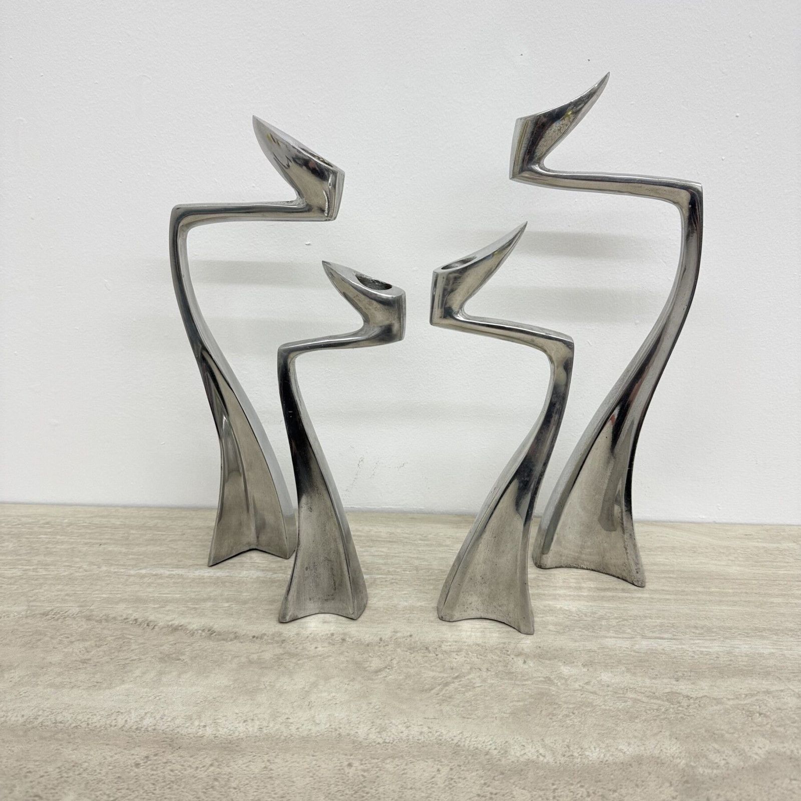 Scp ‘Swan’ / ‘Arclumis’ Candlesticks By Matthew Hilton, 1986 photo for sale
