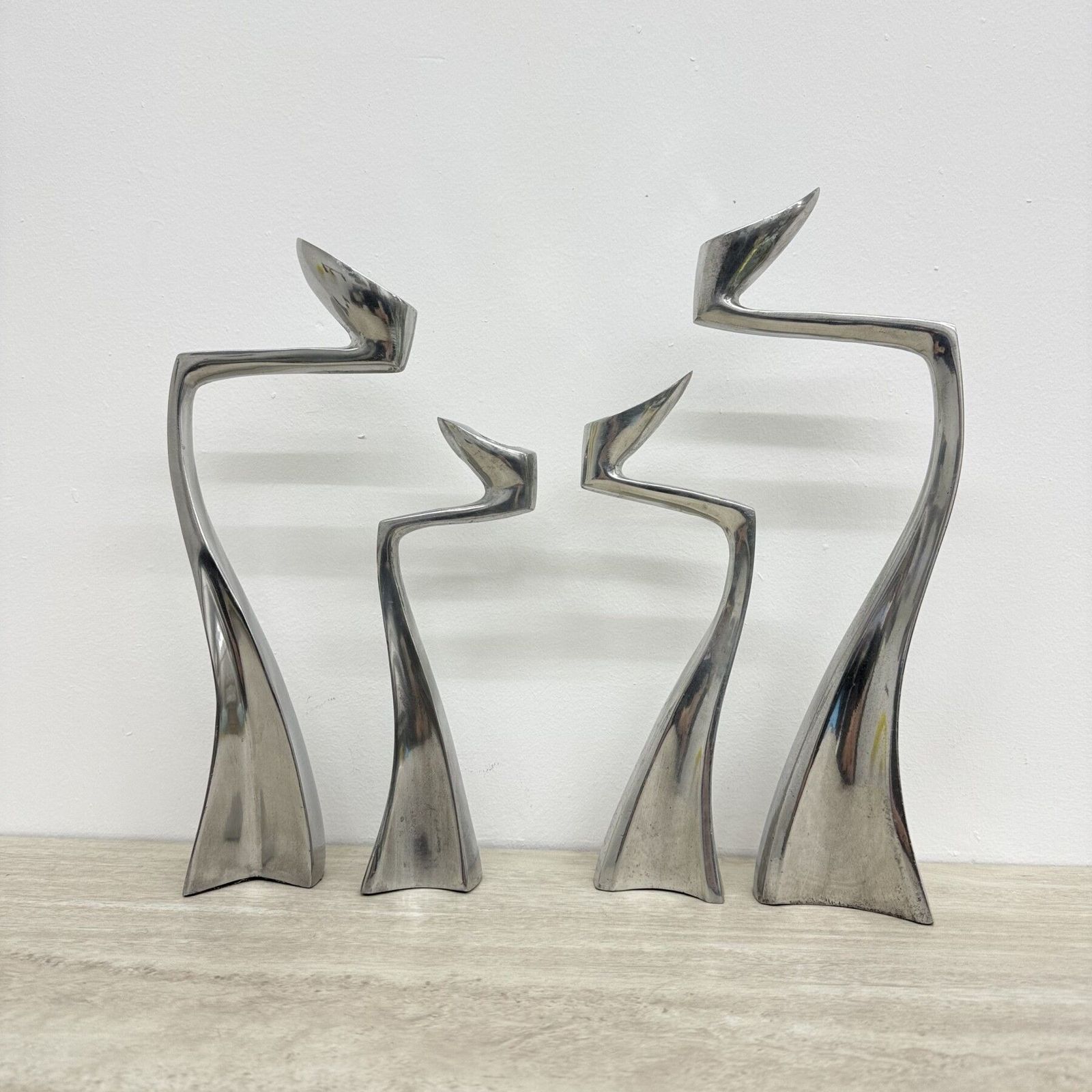 Scp ‘Swan’ / ‘Arclumis’ Candlesticks By Matthew Hilton, 1986 photo vinterior