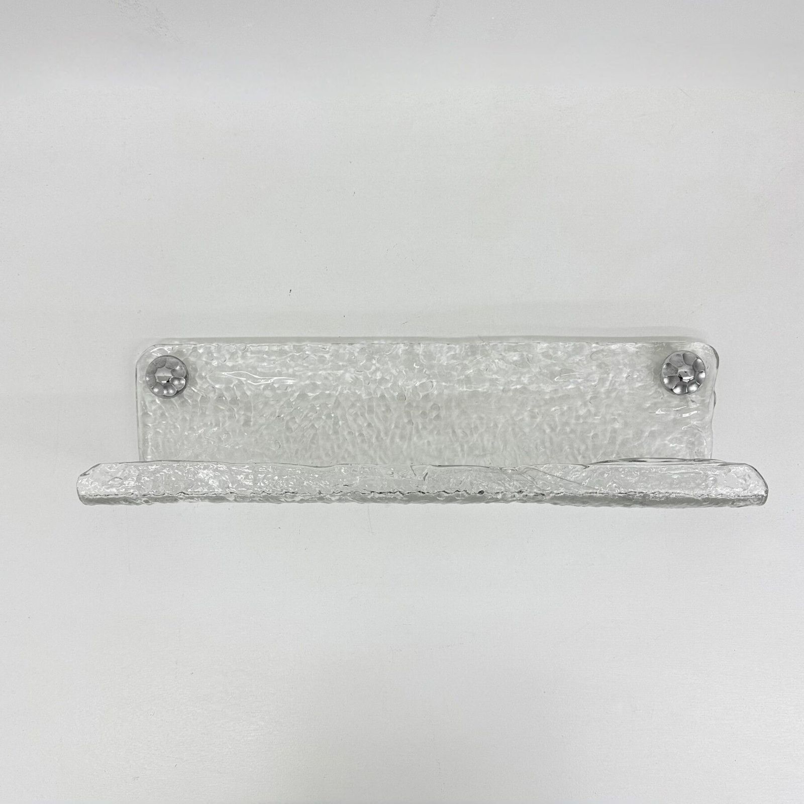 Set Of Grohe Ice Glass Bathroom Set Towel Hanger, Soap Tray And Plateau , 1970s photo for sale