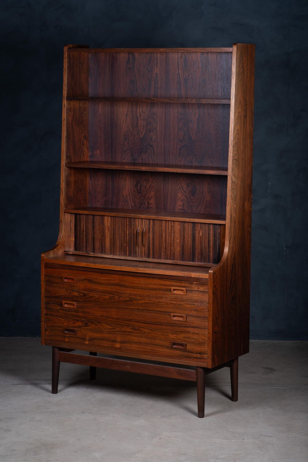Palissander Boekenkast Van Johannes Sorth Voor Nexø Møbelfabrik, Jaren 1960 photo for sale