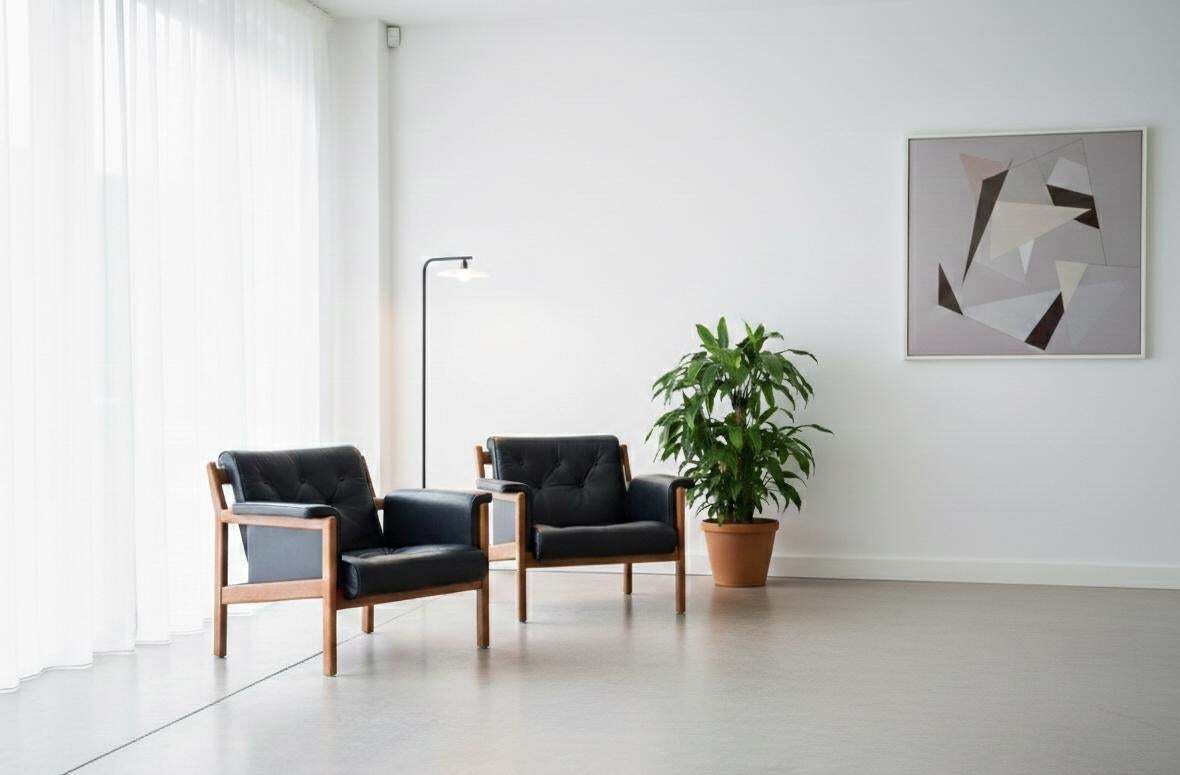 Karl Erik Ekselius Armchairs / Lounge Chair In Teak, Sweden, 1960s photo furniture