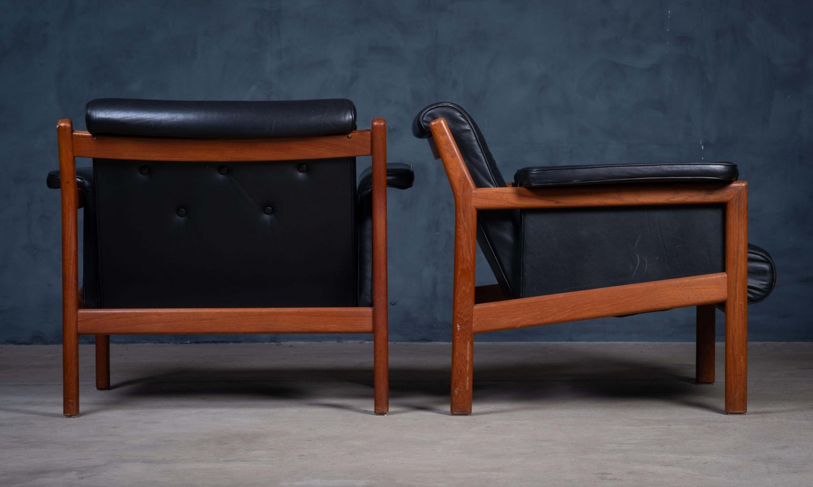 Karl Erik Ekselius Armchairs / Lounge Chair In Teak, Sweden, 1960s photo 2493.0