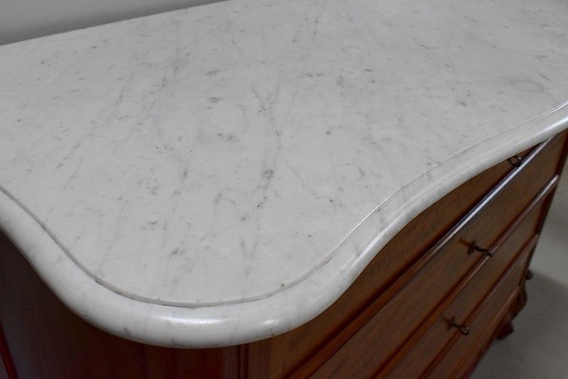 Parisian Chest Of Drawers Louis XV Style Rocaille, 20th photo vinterior