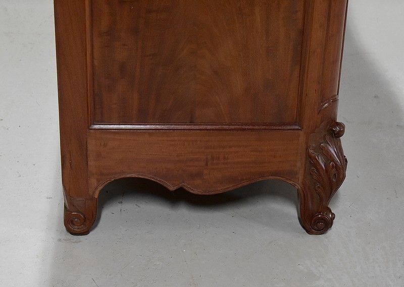 Parisian Chest Of Drawers Louis XV Style Rocaille, 20th photo vintage