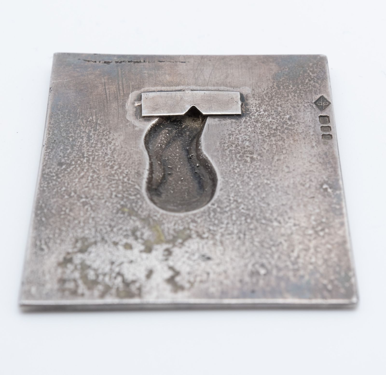 photo for sale Rare Sterling Silver Plaque By Dunstan Pruden Of St Michael London 1972