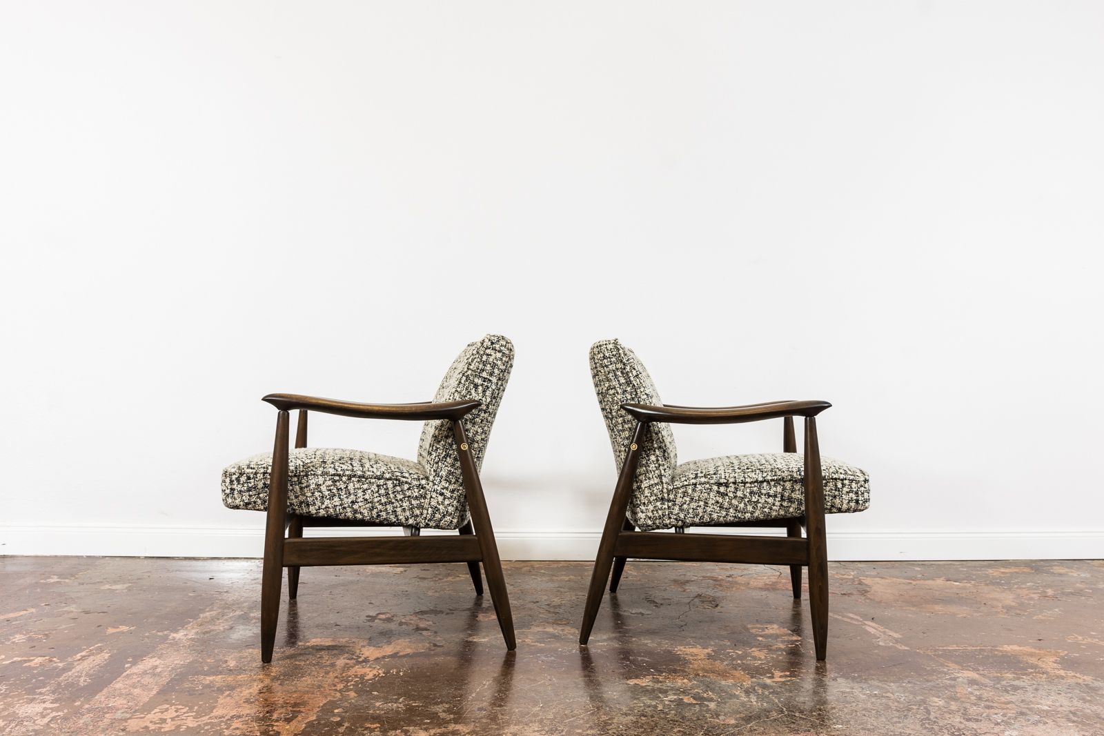 Mid Century Armchairs By Juliusz Kędziorek, Poland, 1960s, Set Of 2 photo vinterior