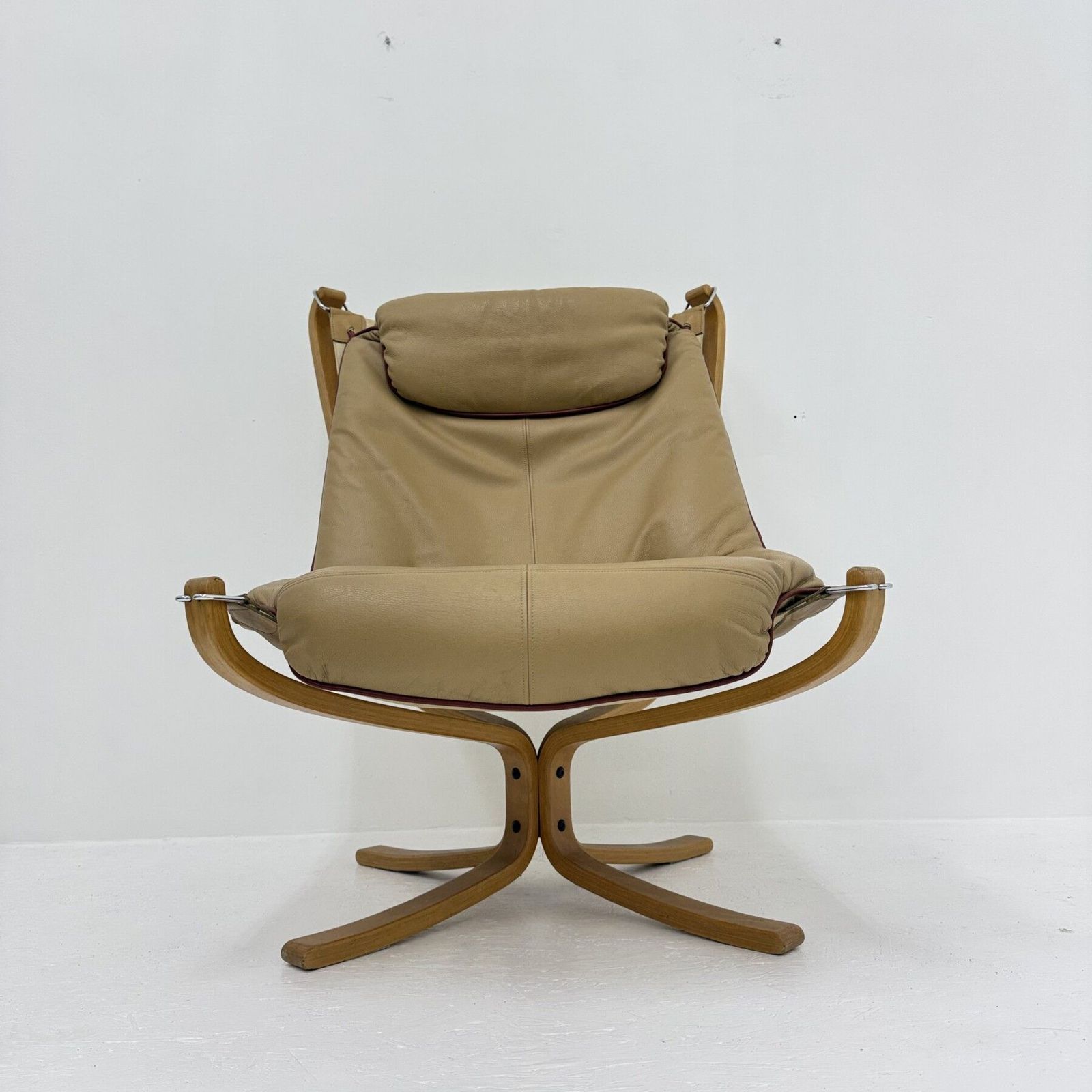Falcon Leather Lounge Chair By Sigurd Ressel For Vatne Møbler 1970s photo Furniture