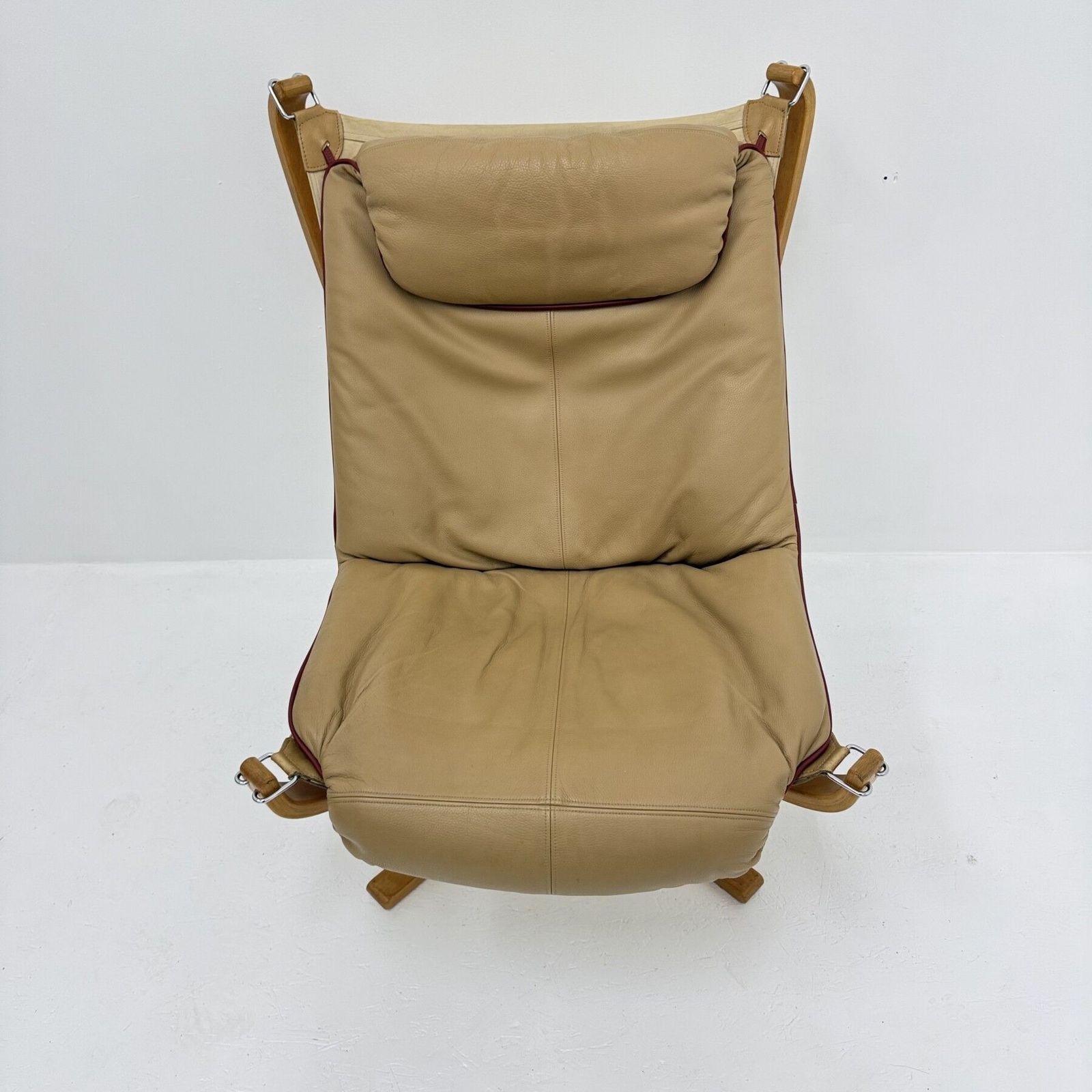 Falcon Leather Lounge Chair By Sigurd Ressel For Vatne Møbler 1970s photo vinterior