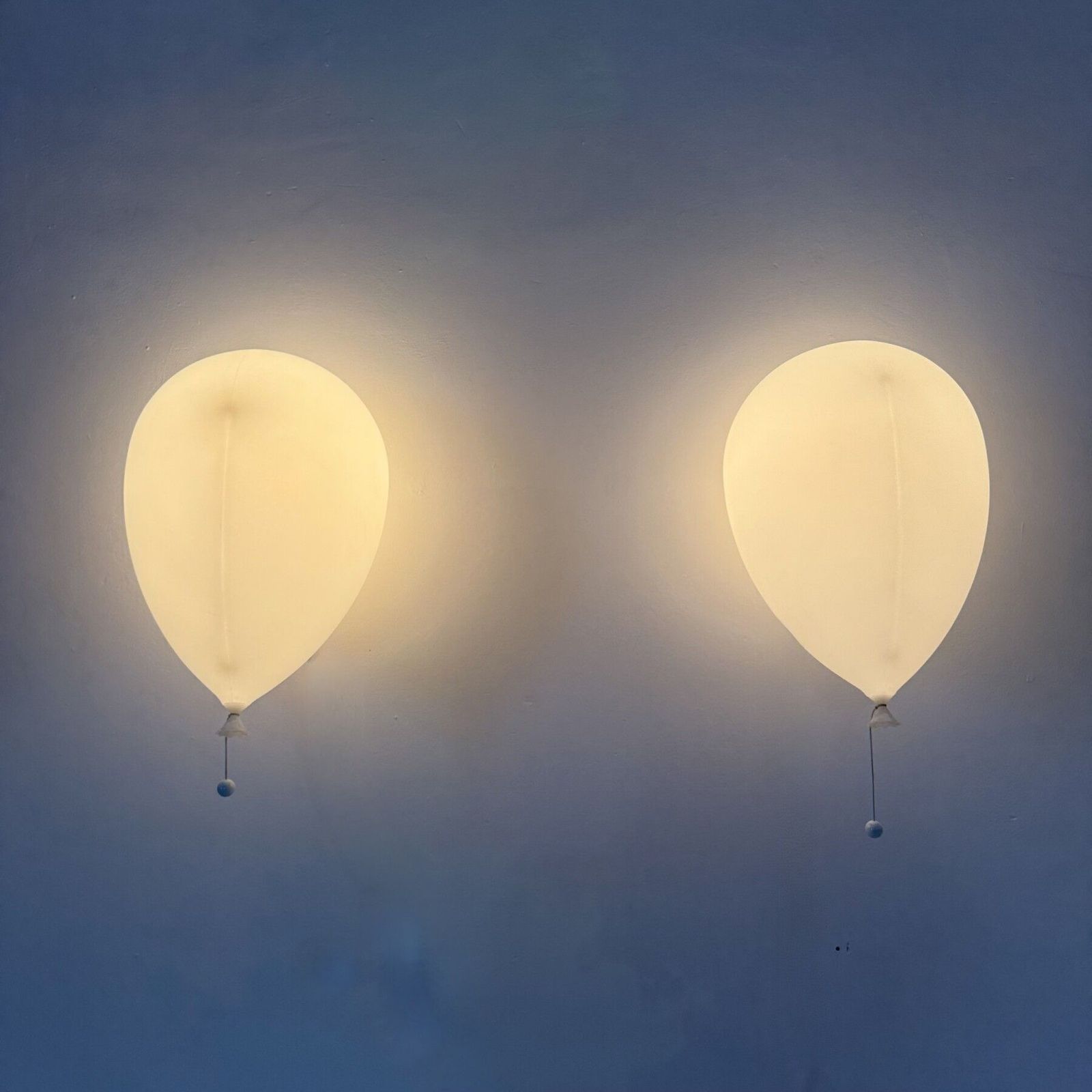 Paar Grote Palloncino Wandlampen Van Yves Christin Voor Bilumen, 1984 photo vinterior