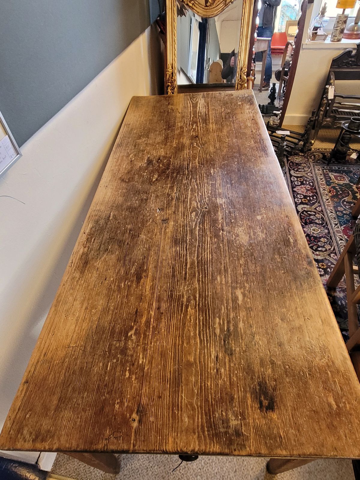 19th Century French Cherrywood / Fruitwood Farmhouse Table photo for sale