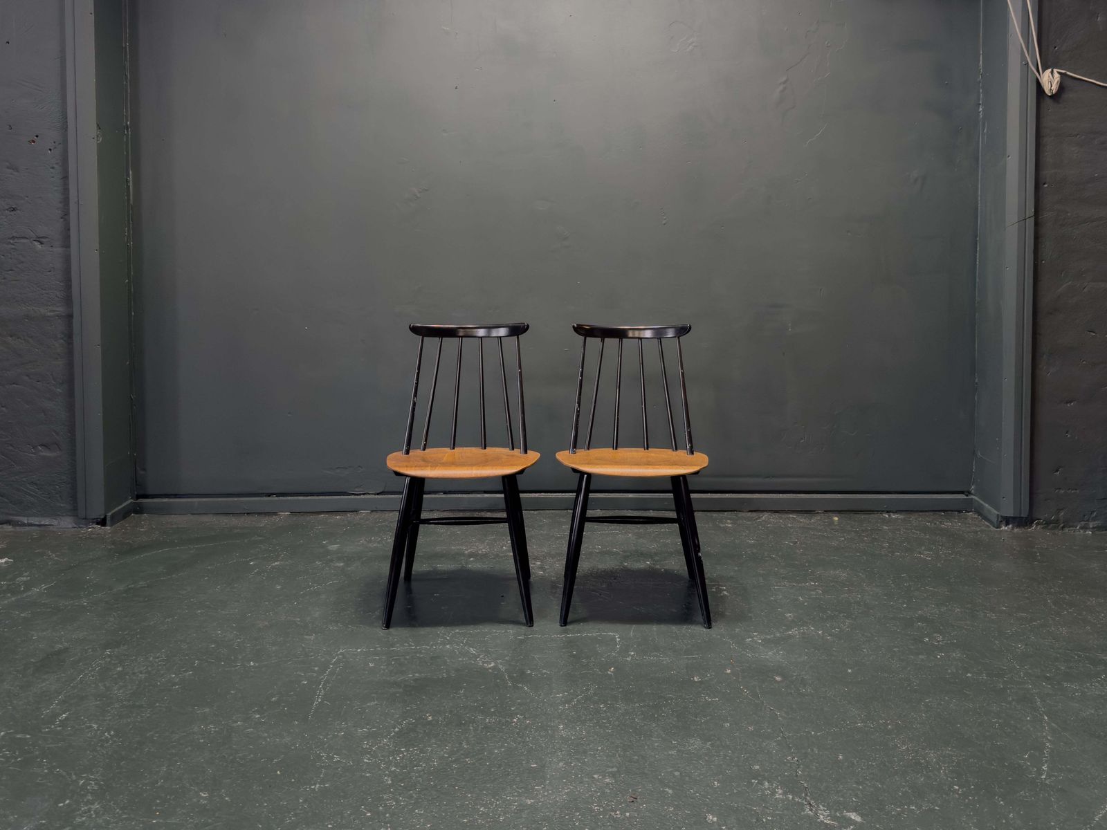 Pair Of Fanett Dining Chairs By Ilmari Tapiovaara For Edsby Verken photo furniture