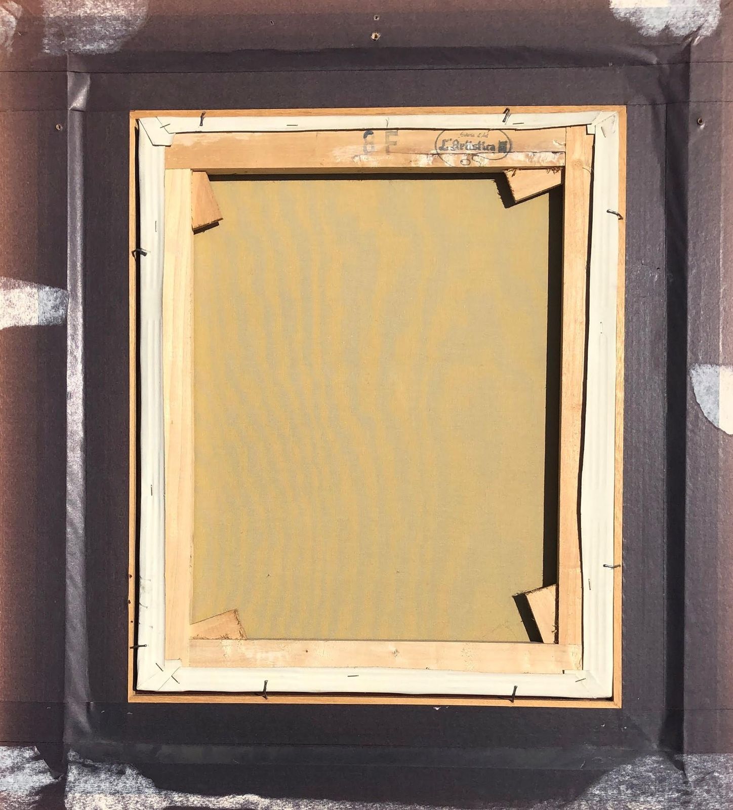 Josep Maria Vayreda Canadell Window Of Venice, Original Oil Painting On Canvas C.1985 photo vintage