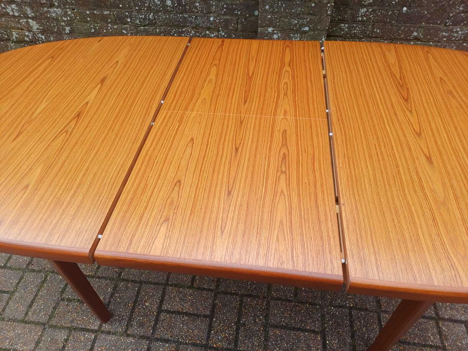 photo buy Late 1970s Retro Extending Dining Table Sculptural Scandinavian Style Exceptional Quality Solid Wood Base Near Perfect Free Hand Delivery
