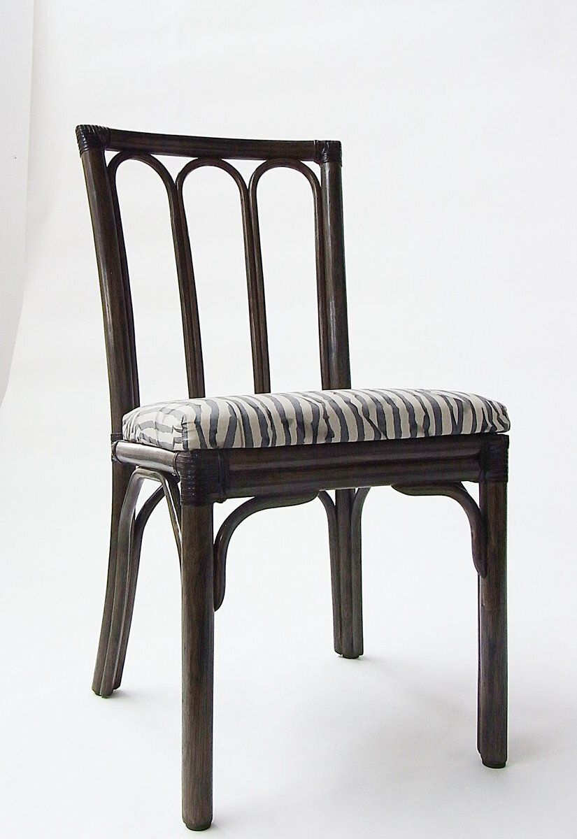 photo for sale Dining Chairs In Rattan And Bamboo From Mcguire, USA, 1970s, Set Of 6