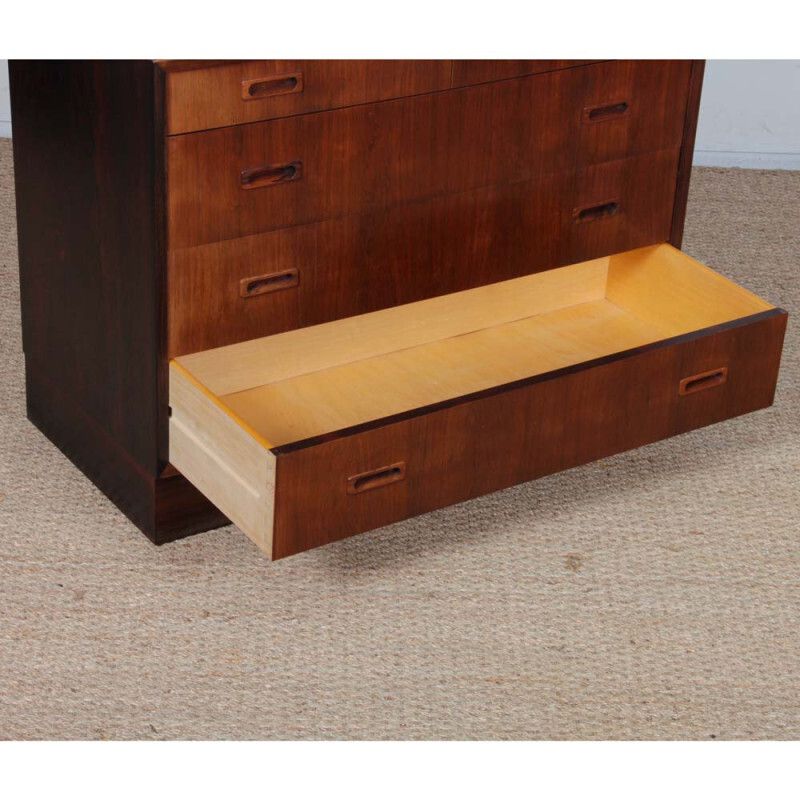 Rosewood Display Cabinet/Bookcase By Lyby Mobler, 1960 photo for sale